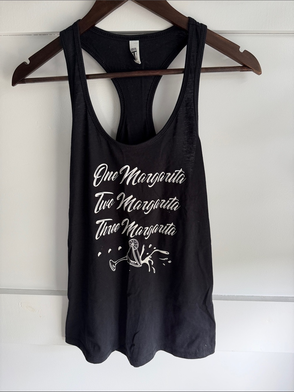 Next Level Apparel IDEAL Black Tank Top - Racerback for any margarita lover